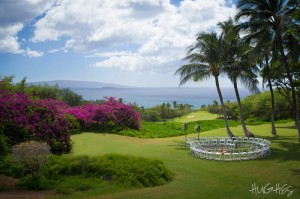Gannon's lawn, Wailea Maui, wedding ceremony site