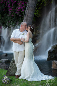 Grand Wailea Resort Waterfall Couple Portrait